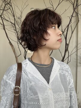 フランジェッタヘアー(Frangetta hair) ラフニュアンスカール