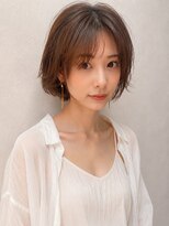 ノラ ギンザ(NORA GINZA) シースルーバング×小顔ショート×ボブ 20代30代40代50代