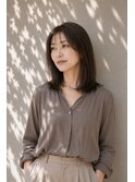 【満足度No.1*感動イノアカラー】白髪ぼかし×大人レイヤー