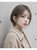シアーグレージュショート【56hair戸越銀座】