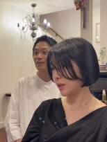 ヘアーサロンテン モトアザブ(hair salon Ten motoazabu)&nbsp;ハッシュカット/グレージュ/デザインカラー/麻布十番