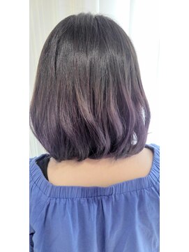 エイトタマプラ たまプラーザ店(EIGHT tamapla) 【EIGHTたまプラ】デザインカラー_切りっぱなしボブ