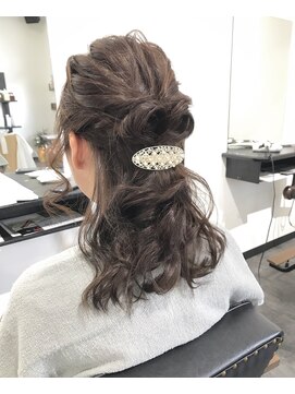 ヘアーコントレイル(hair contrail) #hair set