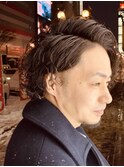 男前パーマ