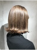 切りっぱなし×ミルクティーベージュ☆カーキグレージュ☆