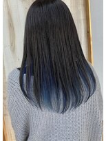 ヘアホームエイト(Hair Home No,8) *inner color×cobalt blue *