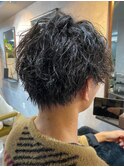 ☆お客様style☆無造作センターパート