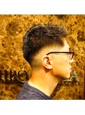 [hiro ginza]ロングトリムクロップ×スキンフェード　浜松町