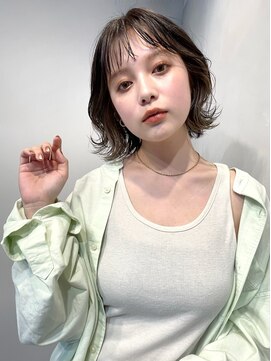 レトン 銀座(leton) Aラインボブ/マロンベージュ/ニュアンスマッシュ[東銀座/銀座]