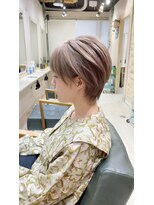 ヘア レスキュー カプラ(hair rescue kapra) ハイトーンベージュショート【小川陽新】