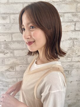 ジョエミバイアンアミ(joemi by Un ami) 【新宿 joemi by unami】2wayバング×切りっぱなしボブ