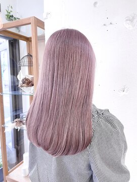 リッカ(RICCA) 【ハイトーンカラー】大人ガーリーなペールトーンピンクカラー♪