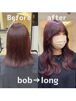 ベレーザシェルト(Beleza scelto)&nbsp;3262エクステハイトーンカラーゆる巻きロングバイカラー