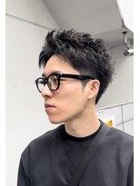 ローハ(Lowha)&nbsp;スパイキーショート×ツイストランダムパーマ