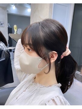 ロンドアヴァントゥス 池袋(Lond aventus) 韓国レイヤー/韓国風/ボブ/髪質改善/黒髪/ブリーチなし〔池袋〕