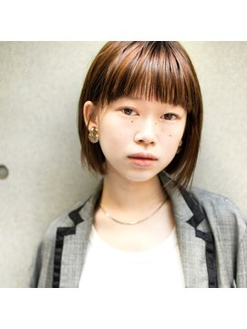 アントワープトーキョー(antwerp TOKYO) 白髪ぼかしハイライトインナーカラー縮毛矯正髪質改善白髪染め