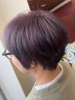 ヘアーデザイン ラクーナ(hair design La cuna) まろみラベンダー/ラベンダーアッシュ/くすみパープル/透明感/冬