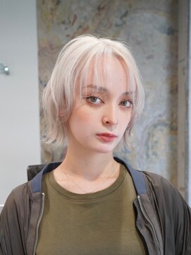 ソル 栄矢場町(SOL) 切りっぱなしボブ/美髪/ピンクブラウン[栄駅/矢場町駅]