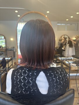 カノエ 下松店(canoe) 切りっぱなし＋艶髪