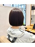 【Cuem菅原】平行bob地毛風ストレートイルミナカラーバイカルテ