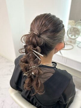 ヘアーメイクサロンアール(hair make salon R) 編み下ろし