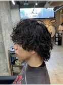 波巻きスパイラルパーマツイストスパイラルパーママッシュウルフ