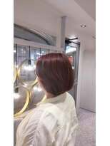 フィゼル あべのルシアス店(Aujua fizelle) チェリーピンクハイライト