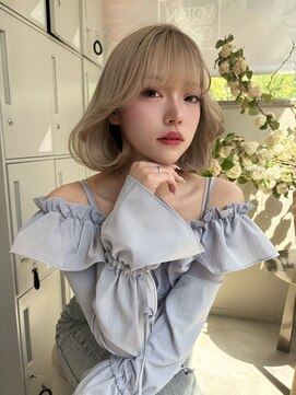 リリー(Lilley) 【稲永麻衣】タッセルボブ+韓国ボブ+タンバルモリ+韓国ヘア