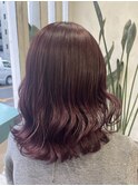 ブリーチなしピンクラベンダーカラー♪♪