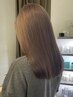 フルカラー+TOKIOトリートメント￥9900#ヘアカラー#ベージュカラー#ハイトーン