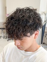 グランデュール 藤枝店(GRANDEUR)&nbsp;ツイストスパイラルパーマツイストパーマメンズマッシュパーマ