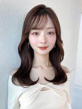 ラルユー 金山(LallYou) 20代小顔に見える!くびれレイヤー × オリーブベージュ