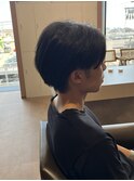ナチュラルセンターパートマッシュ 「坂本」