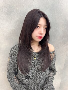 クム(kumu) 【kumu】 ロングレイヤー/顔周りカット/栄/名古屋