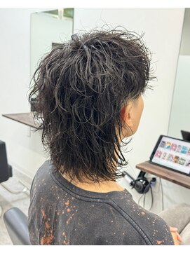 ブライト(BRIGHT) マッシュウルフ無造作パーマ