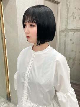 アロ 大阪梅田(alo) 【momoa】ぱつっとボブ《ボブカット/大阪梅田》