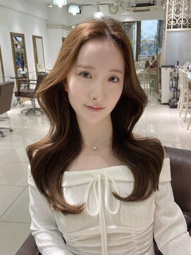 フォルテ 表参道店(FORTE) 【フォルテ千鶴】縮毛矯正/前髪カット/黒髪/オリーブグレー