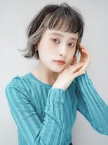 ギークス(GEEKS)&nbsp;【GEEKS渋谷】オン眉ボブ/アンブレラカラー/初ブリーチ/冬カラー