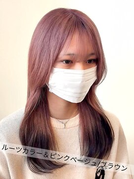 サラジュ 仁川店(SARAJU) 【ブリーチ特化】今田担当 ブリーチありデザイン×ルーツカラー