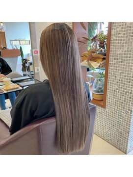 ノット 成田公津の杜(Knot) ダークアッシュ/ミディアムレイヤーカット/成田公津の杜駅