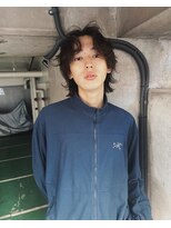 ヒュージ 三軒茶屋(huge)&nbsp;ニュアンスパーマ/レイヤーパーマ/メンズカット/刈り上げなし