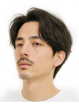 ソレイユ(Soleil) 刈り上げ/ツーブロック/センターパート/30代/40代/50代/メンズ