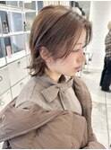 外ハネくびれミディアム時短ヘア