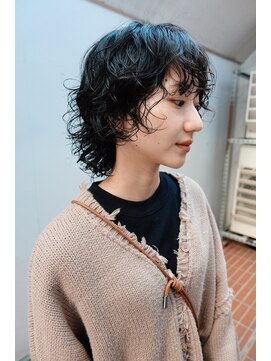 ググシーカ(GuGu SiiKA) マッシュパーマ　ショートパーマ　パーマヘア　ウルフパーマ
