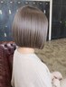 【前髪のクセ改善】前髪縮毛+似合わせボブ(SAEKA指名)