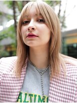 ALLEN hair 武庫之荘店　髪質改善&トリートメント【8月中旬OPEN（予定）】&nbsp;ボブルフ_外国人風ハイトーン_ブロンド