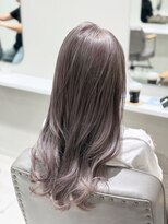 hyon myon/RISEbyREVO 綾瀬店【ヒョンミョン】&nbsp;ハッシュカット/デザインカラー/グレージュ[綾瀬駅/韓国ヘア]