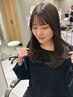 髪質改善オーガニック“前髪“縮毛矯正＋カット+髪質改善オージュア4StepTR