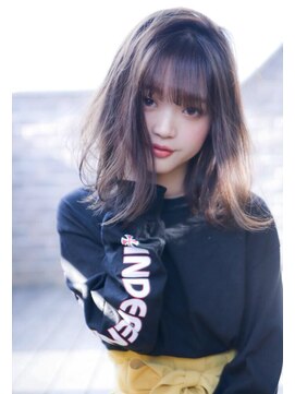 シエナ 渋谷(Siena) siena 透け感アイスペールグレー