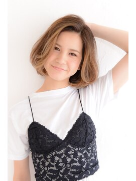 ラボヌール ヘアーウル 春日部西口店(La Bonheur hair heureux) ワンカールニュアンシーボブ